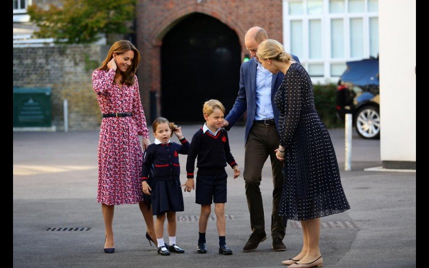 George e Charlotte Kate Middleton