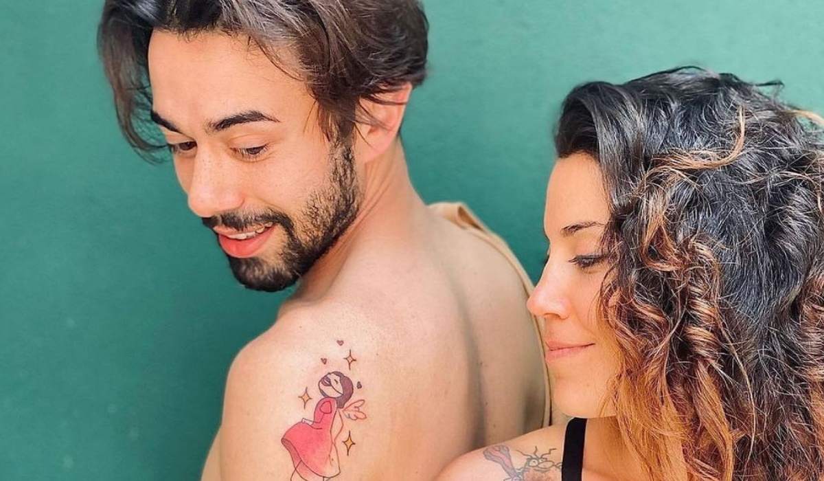 Filho e nora de Maria João Abreu fazem tatuagem igual no braço em